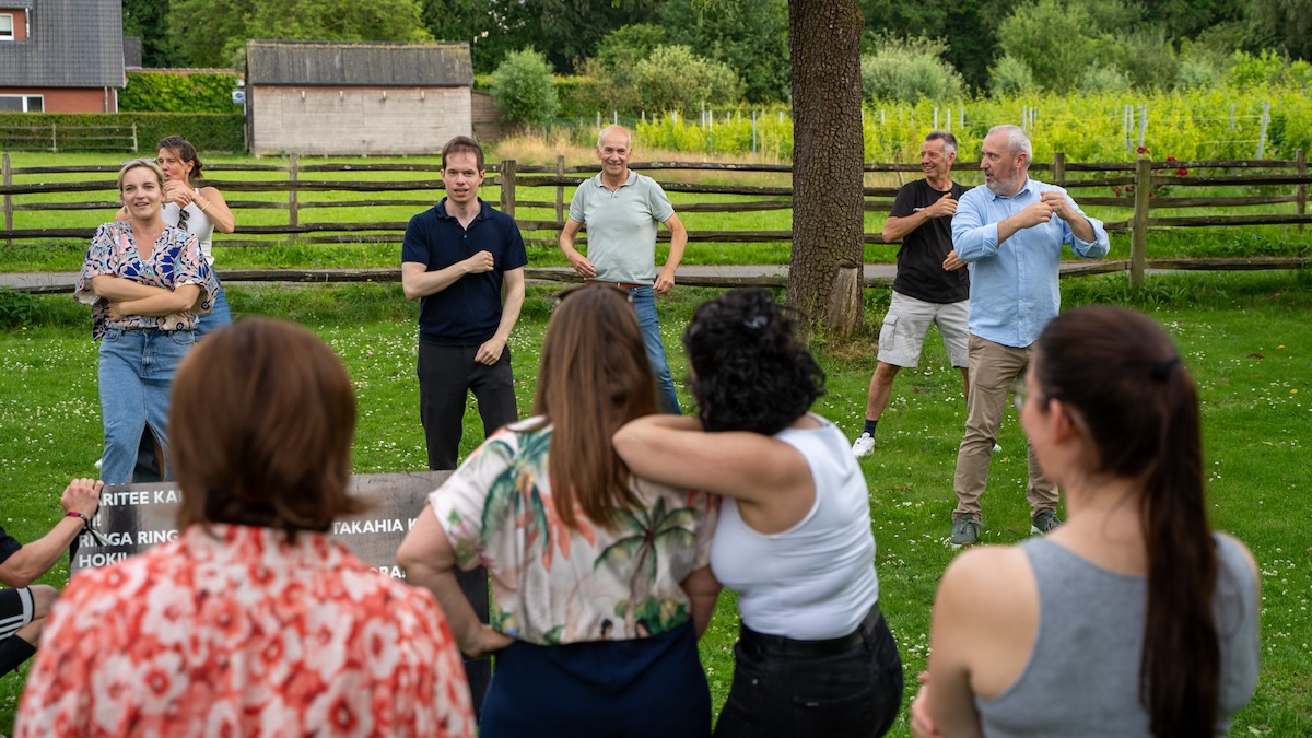 Werknemers van Creafin in Lier